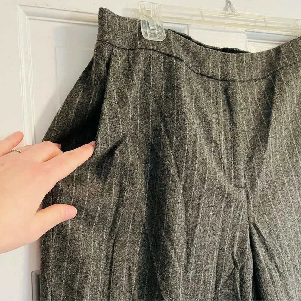 J. Crew grey striped